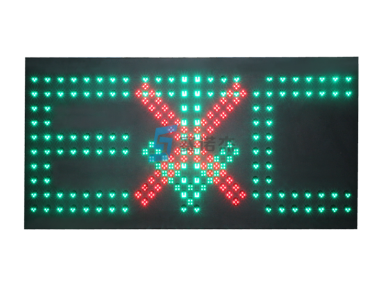 ETC含红叉绿箭控制标志(LED像素筒式)
