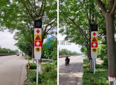 陕西省渭南市太阳能道口警示标项目