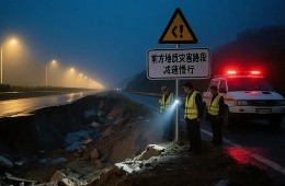 夜间高速“生死考验”：低能见度撞上地质灾害怎么办？